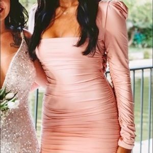 Oh Polly light pink dress worn once